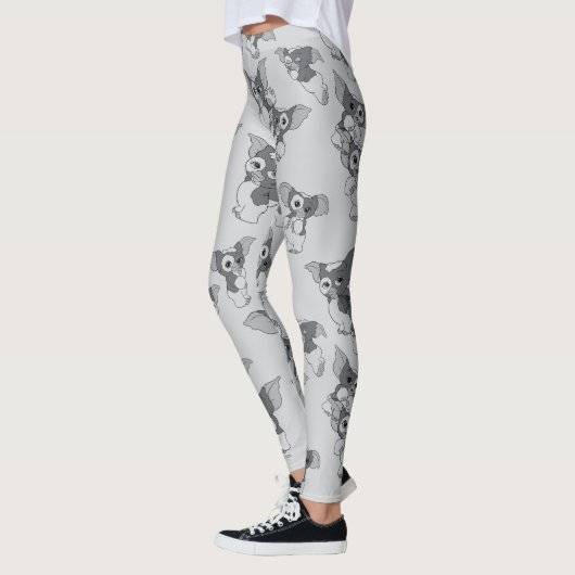 Leggings Gizmo | Motif noir et blanc (Gauche)