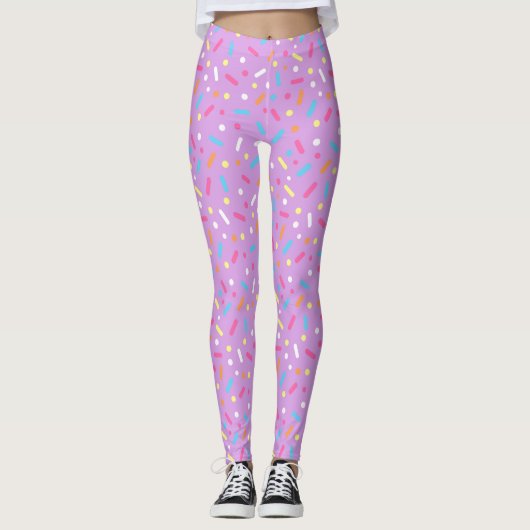 Leggings Glacage mou avec arrosage de Donut (Devant)