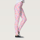 Leggings Glacage rose mignon avec arrosage Donut (Droite)