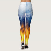 Leggings Glace et flamme (Dos)
