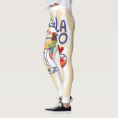 Leggings 🍦 GLACE – Graphisme Rétro Mignon de Glace (Gauche)