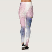 Leggings Glam d'Imaginaire épi rose et or (Dos)