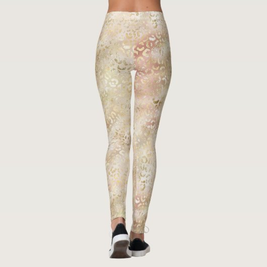 Leggings Glam Gold Rose (Dos)
