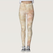 Leggings Glam Gold Rose (Devant)