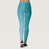 Leggings Glam Parties scintillant turquoise (Dos)