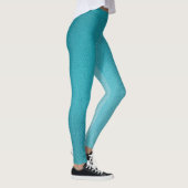 Leggings Glam Parties scintillant turquoise (Droite)