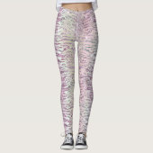 Leggings Glam Sparkt Rose Diamond Tiger Stripes (Devant)