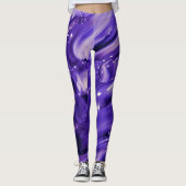 Leggings Glaze pourpre (Devant)