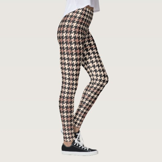 Leggings Glen Check Plaid Mode Impression (Droite)