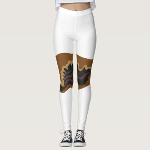 Leggings Glitch Alimentation chèvre oreille frite