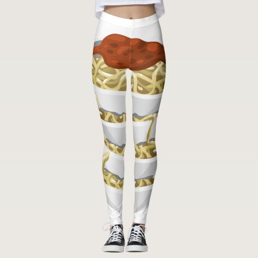 Leggings Glitch food (Devant)