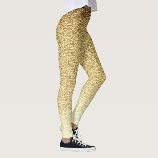 Leggings Glitterie or mignonne (Droite)