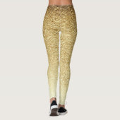 Leggings Glitterie or mignonne (Dos)