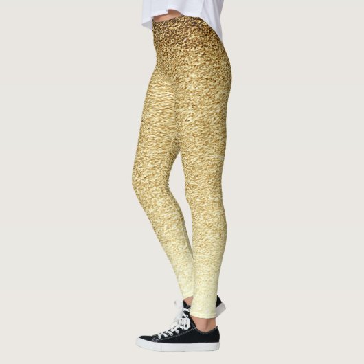 Leggings Glitterie or mignonne (Gauche)