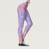 Leggings Glitterie violet et rose (Droite)