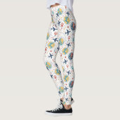 Leggings Global Travel Aviation Pattern (1) (Gauche)
