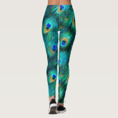 Leggings Gloire de paon (Dos)