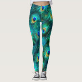 Leggings Gloire de paon (Devant)