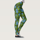 Leggings Gloire du matin en bleu et vert (Droite)