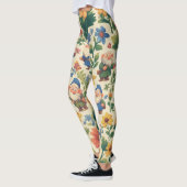 Leggings Gnome a flower motif design (Gauche)