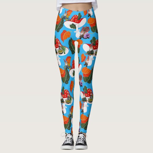 Leggings gnome de champignon (Devant)