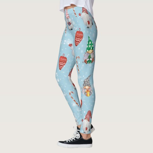 Leggings Gnome de Noël (Gauche)