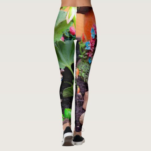 Leggings Gnome géranium 01 (Dos)