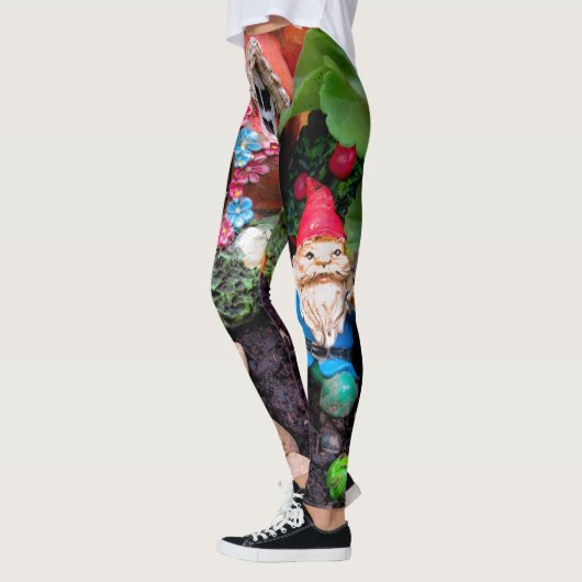 Leggings Gnome géranium 01 (Gauche)