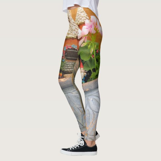 Leggings Gnome géranium 03 (Gauche)