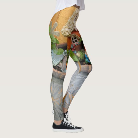 Leggings Gnome géranium 03 (Droite)