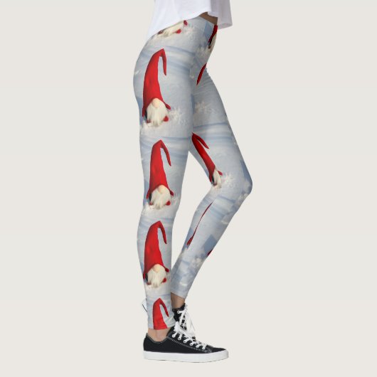 Leggings Gnome scandinave de Noël (Droite)