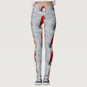 Leggings Gnome scandinave de Noël (Devant)