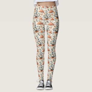Leggings Gnome Whimsical & Champignons Enchantant Woodland