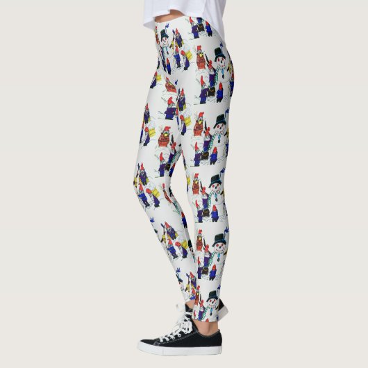 LEGGINGS GNOMES CONSTRUIRE SNOWMAN (Gauche)