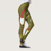 Leggings Gnomes de jardin : Faune de flore humoristique. (Droite)