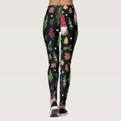 Leggings Gnomes de Noël : Festive Motif sans couture (Dos)
