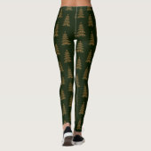 Leggings Gold Christmas Bell Tree Leging (Dos)
