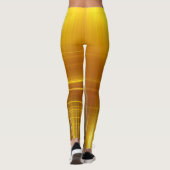 Leggings Gold Et White Lines (Dos)