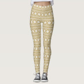 Leggings Gold Fair Isle (Devant)