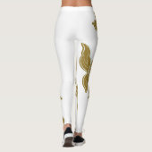 Leggings Gold Floral (Dos)