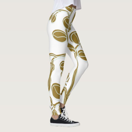 Leggings Gold Floral (Droite)
