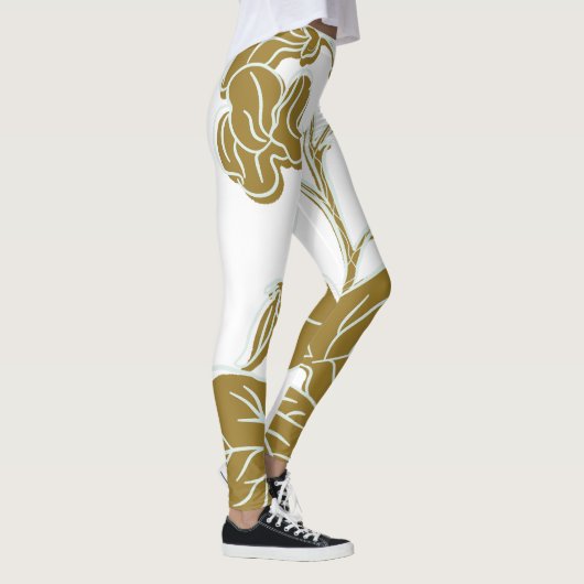 Leggings Gold Floral (Droite)