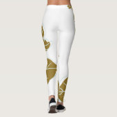 Leggings Gold Floral (Dos)