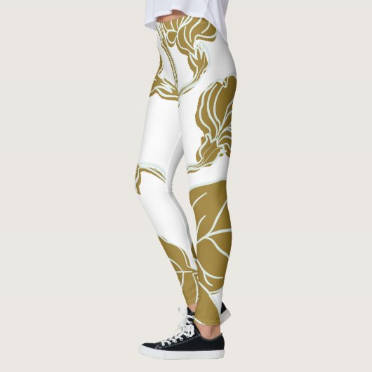 Leggings Gold Floral (Gauche)