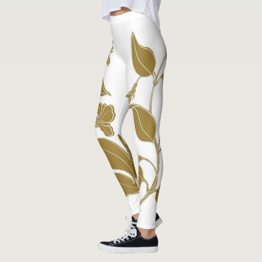Leggings Gold Floral (Gauche)