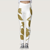 Leggings Gold Floral (Devant)