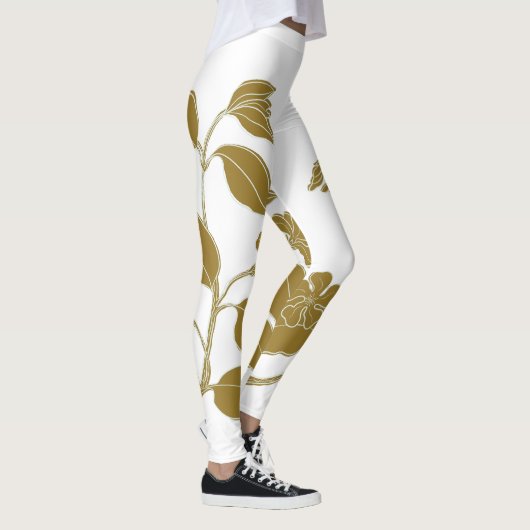 Leggings Gold Floral (Droite)