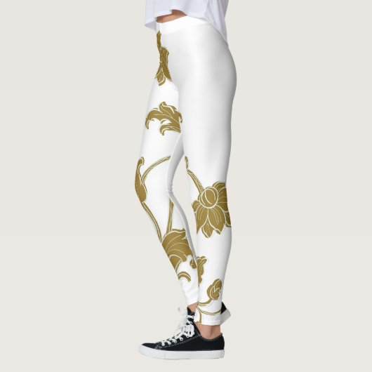 Leggings Gold Floral (Gauche)