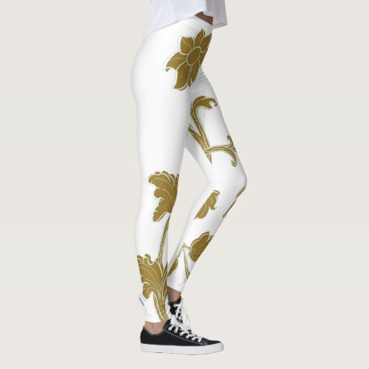 Leggings Gold Floral (Droite)
