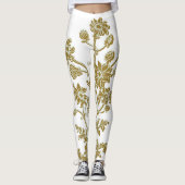 Leggings Gold Floral (Devant)